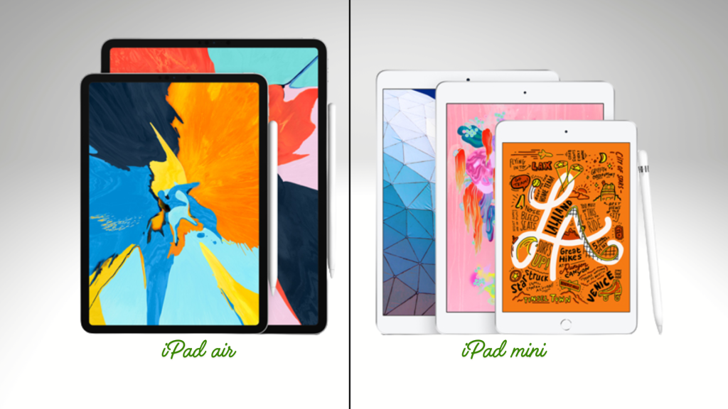 ipadair ipadmini