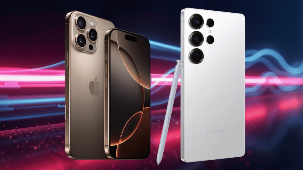 iphone sixteen pro max vs samsung stwentyfive ultra