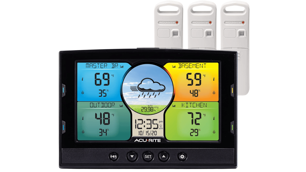 acu rite digital indoor outdoor thermometer multi zone best indoor outdoor thermometer