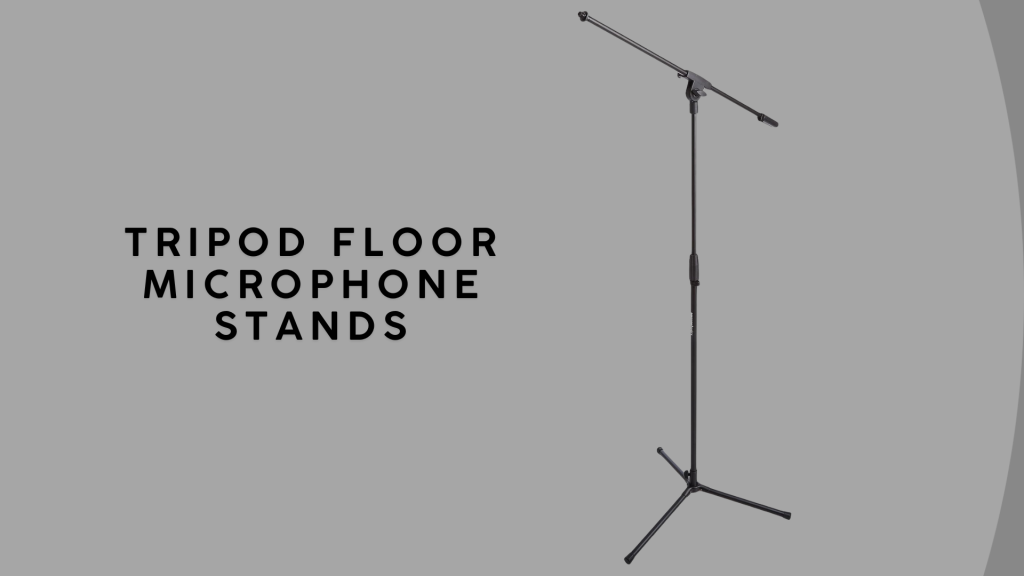 tripod floor microphone stands